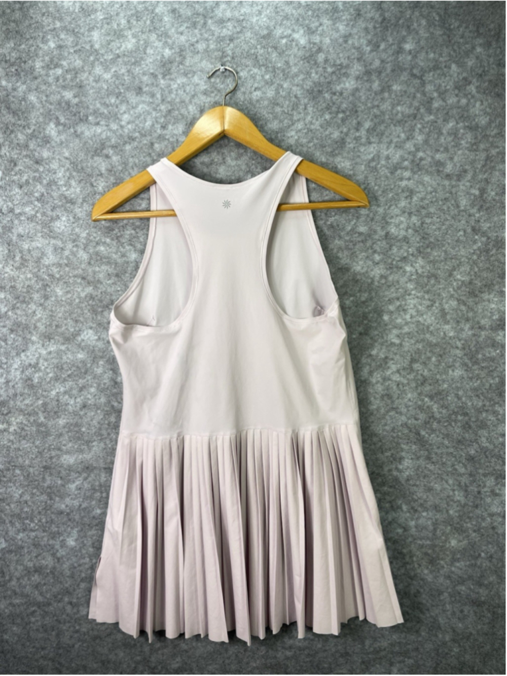 Athleta Match Point Pleated Dress Women's XL Pink Athletic Dress Golf Tennis - Picture 7 of 11